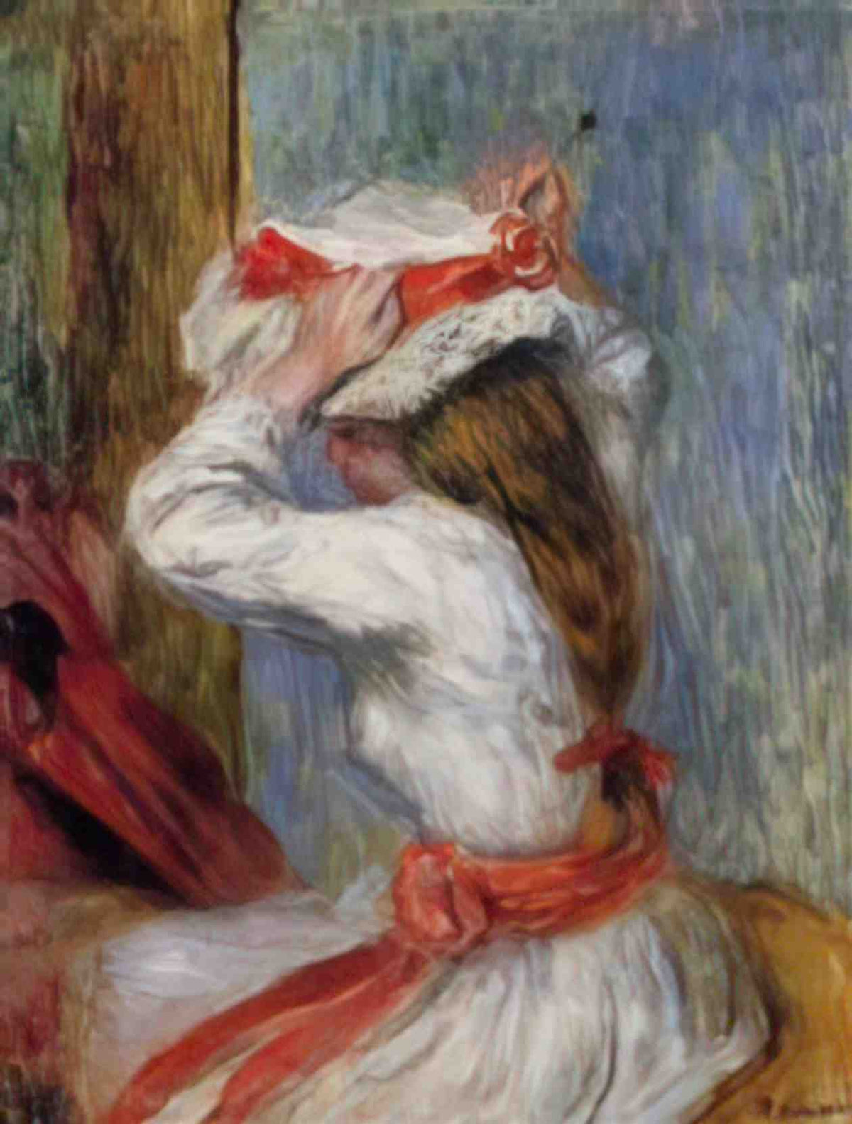 Pierre Auguste Renoir child s head Art A4 Photo Print