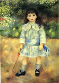 Pierre Auguste Renoir child with a whip 1885 Art A4 Photo Print