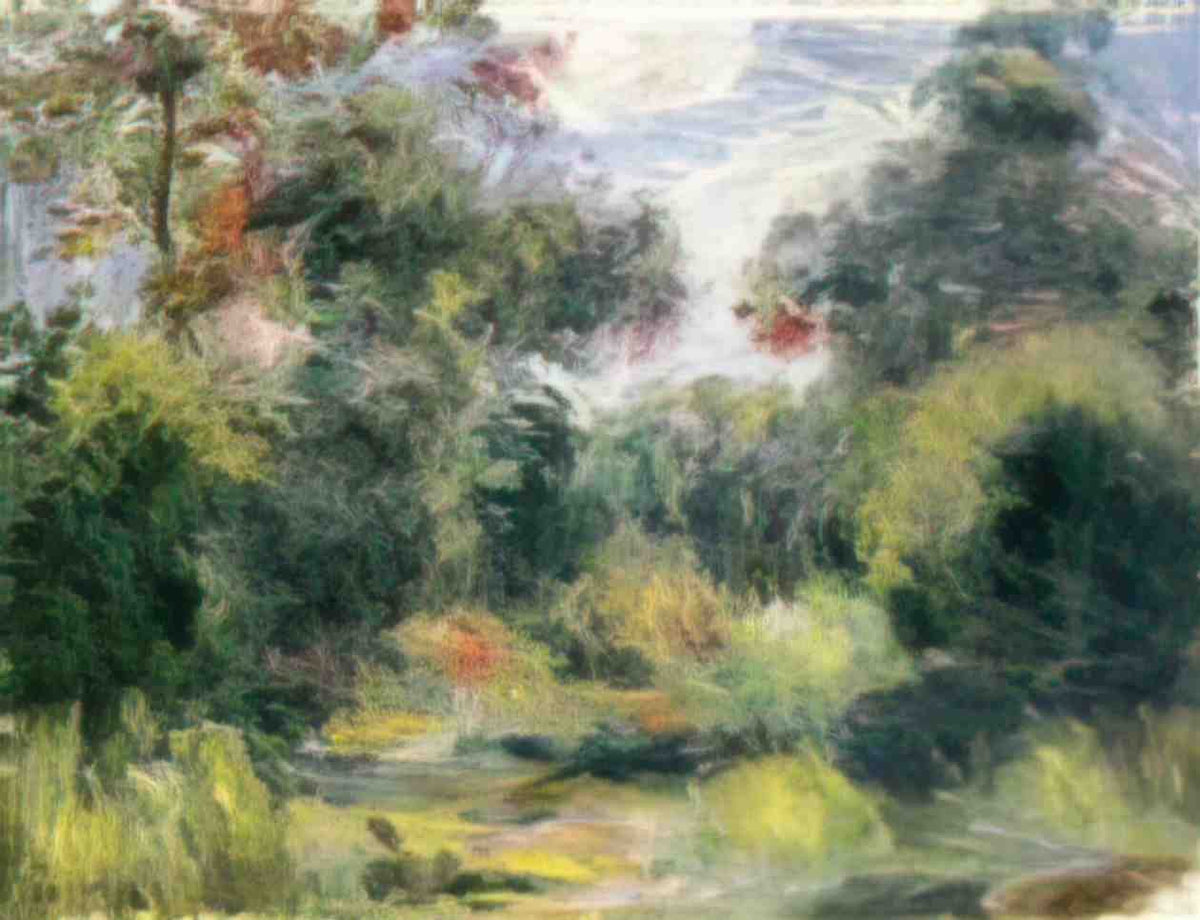 Pierre Auguste Renoir clearing Art A4 Photo Print