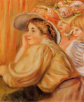 Pierre Auguste Renoir coco and two servants 1910 Art A4 Photo Print