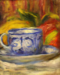 Pierre Auguste Renoir cup and fruit Art A4 Photo Print