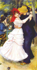 Pierre Auguste Renoir dance at bougival 1883 Art A4 Photo Print