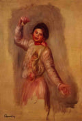 Pierre Auguste Renoir dancer with castenets 1895 Art A4 Photo Print