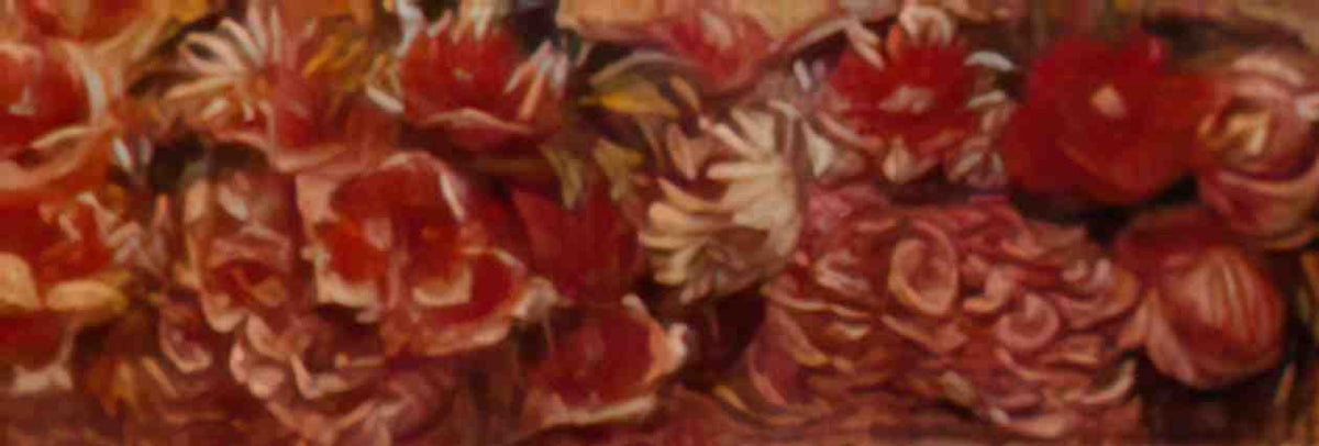 Pierre Auguste Renoir floral headband Art A4 Photo Print