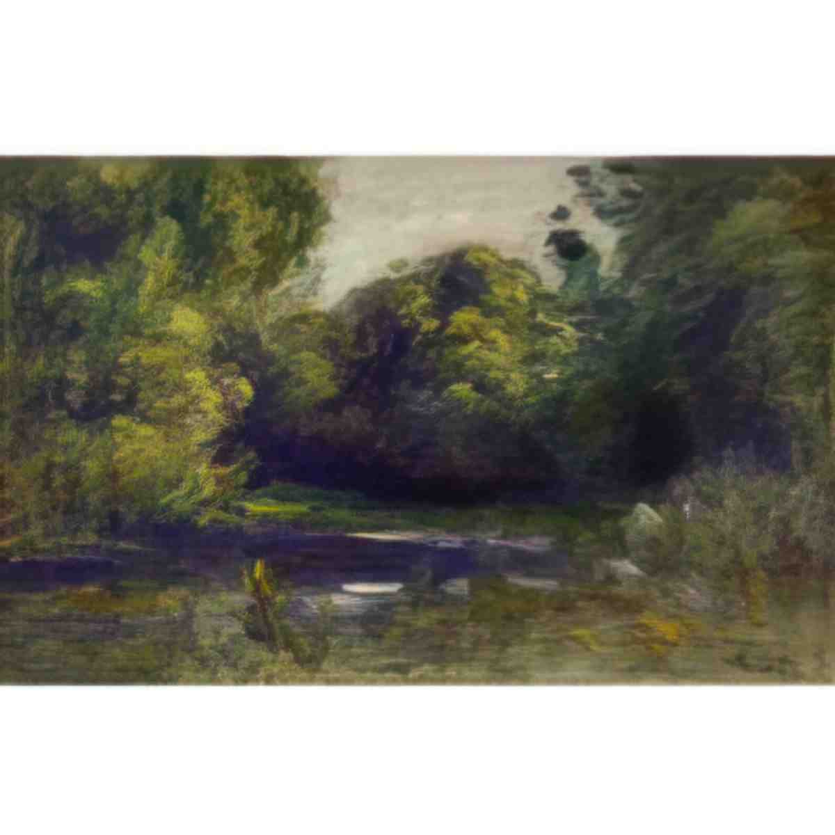 Pierre Auguste Renoir forest in argenteuil Art A4 Photo Print
