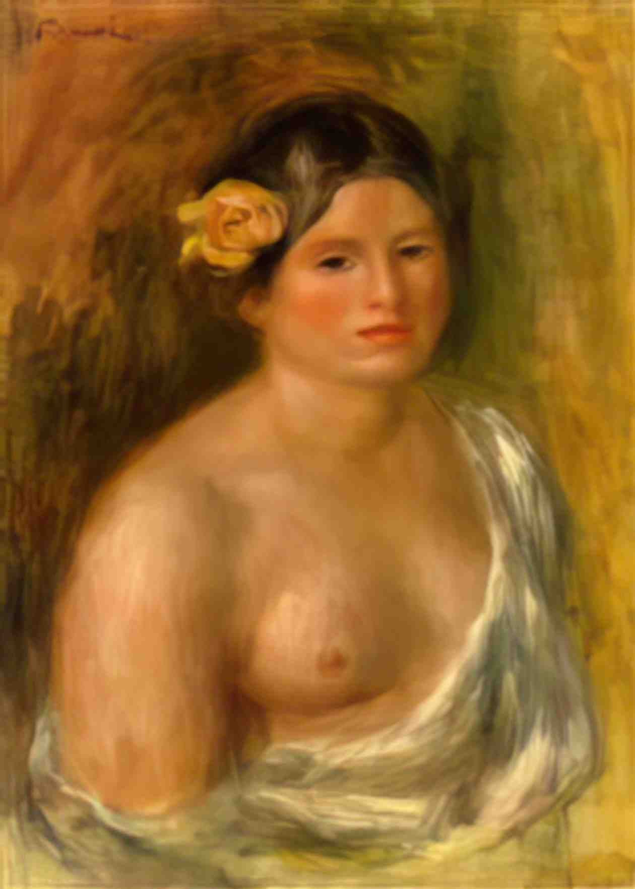 Pierre Auguste Renoir gabrielle 1 Art A4 Photo Print
