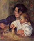 Pierre Auguste Renoir gabrielle and jean 1895 Art A4 Photo Print