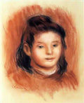 Pierre Auguste Renoir girl s head Art A4 Photo Print