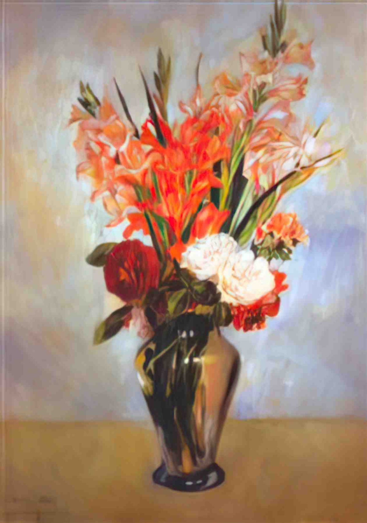 Pierre Auguste Renoir gladioli Art A4 Photo Print