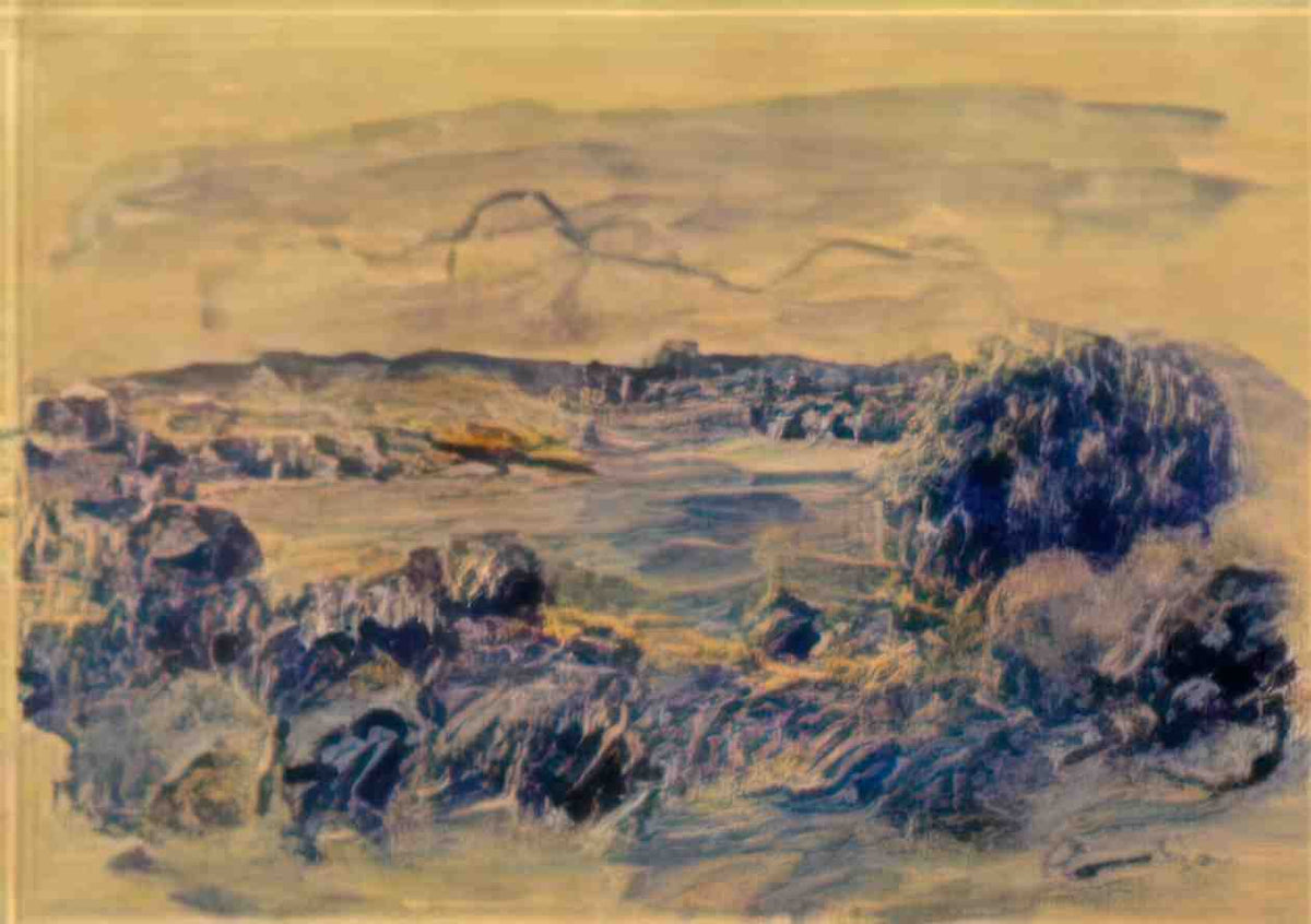 Pierre Auguste Renoir guernsey landscape Art A4 Photo Print