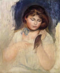 Pierre Auguste Renoir head of gabrielle 1895 Art A4 Photo Print