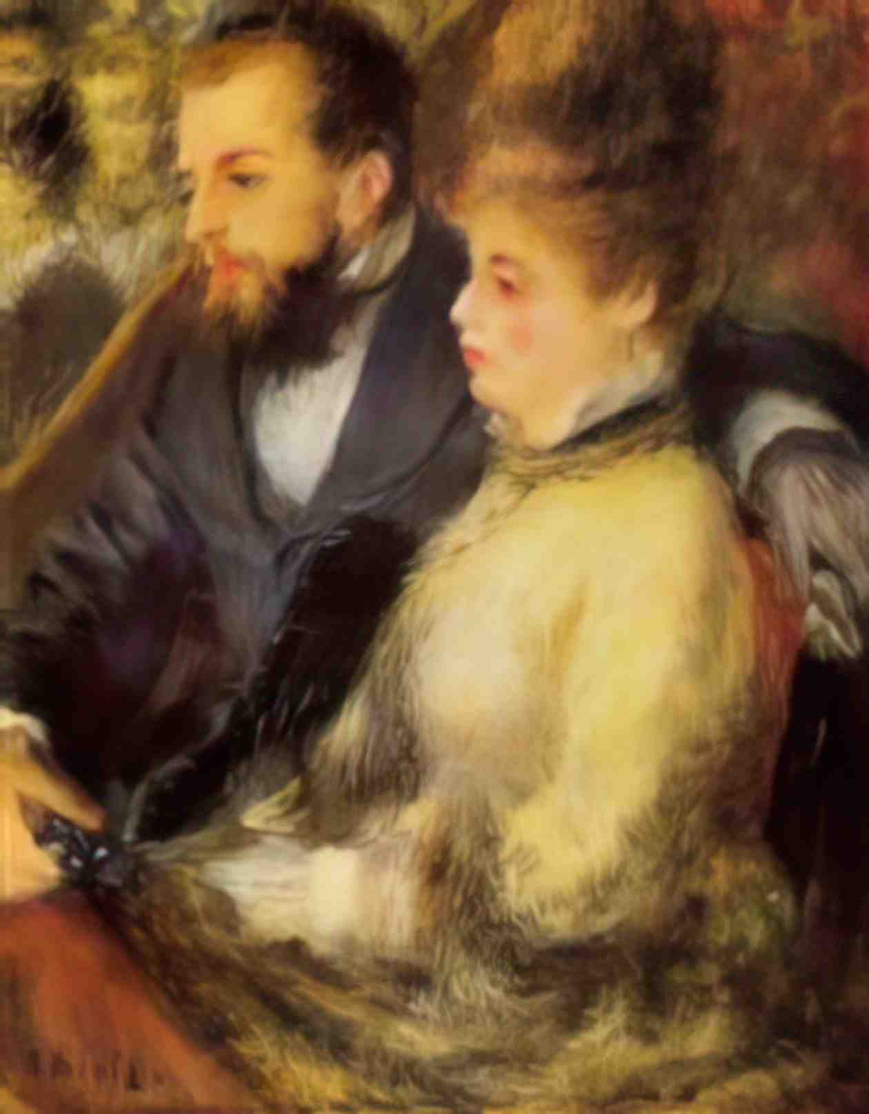 Pierre Auguste Renoir in the loge Art A4 Photo Print
