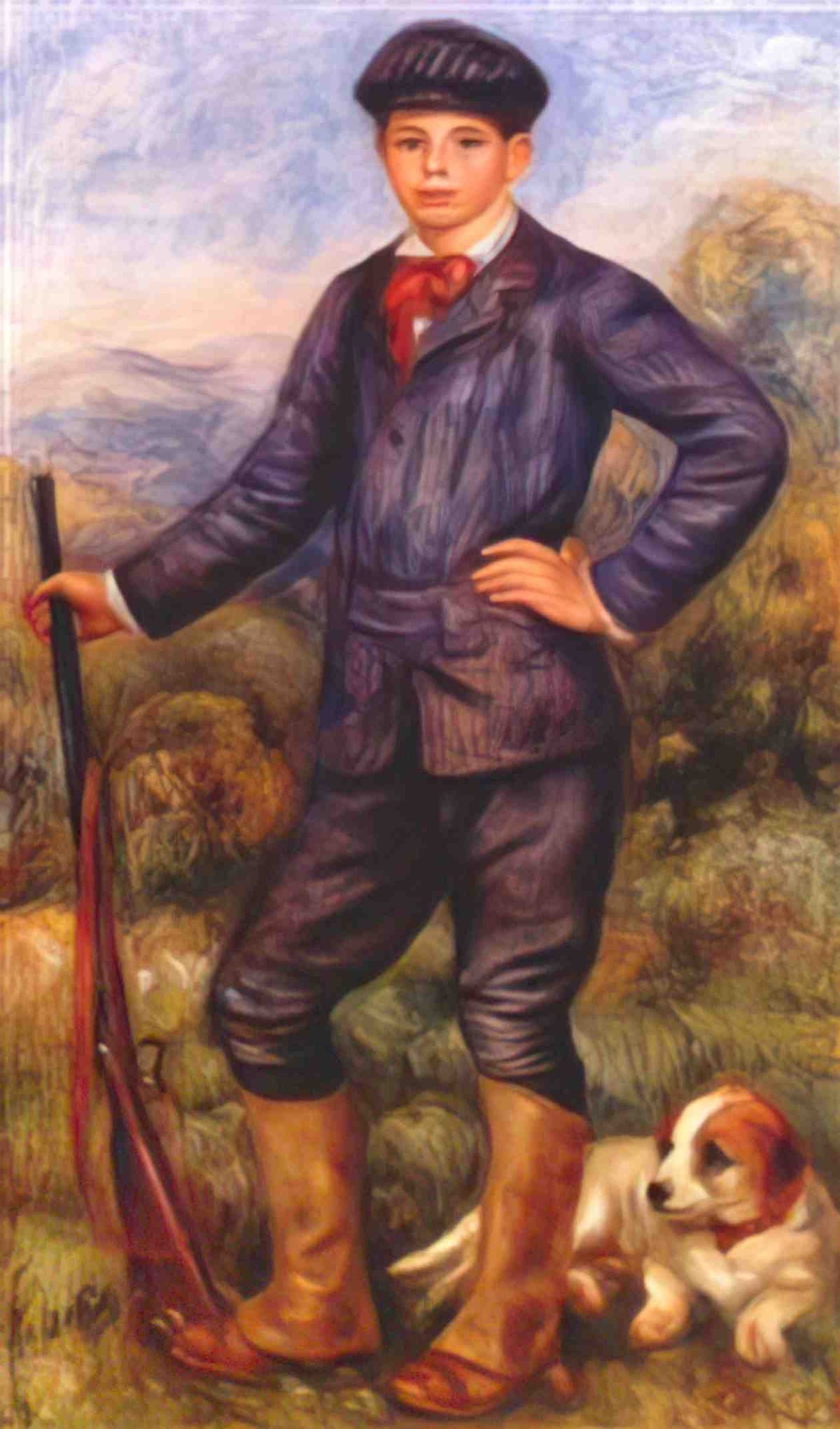 Pierre Auguste Renoir jean renoir as a hunter 1910 Art A4 Photo Print