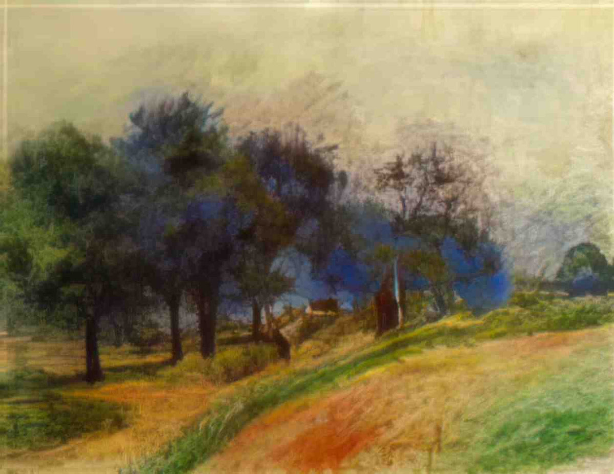 Pierre Auguste Renoir landscape 12 Art A4 Photo Print