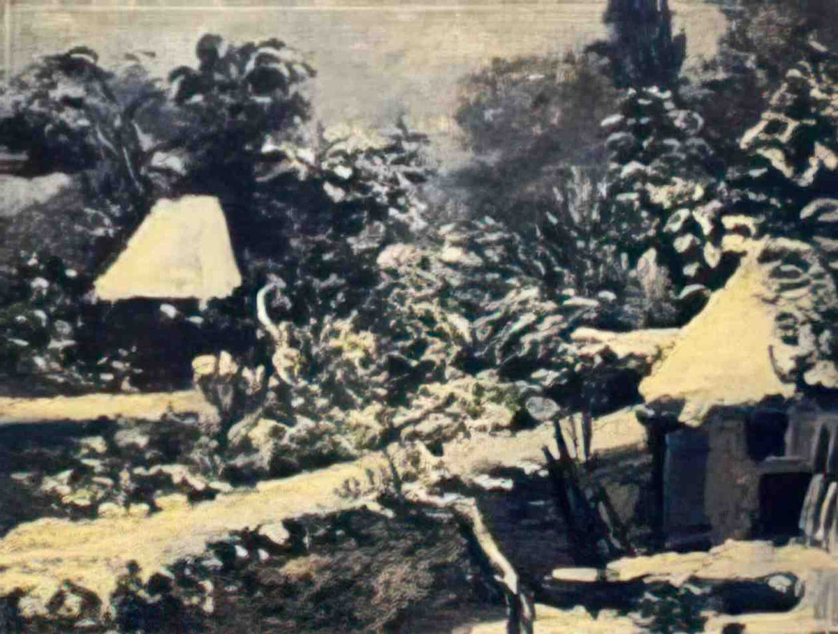 Pierre Auguste Renoir landscape 1868 Art A4 Photo Print