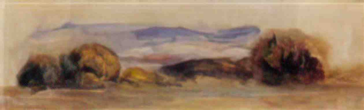 Pierre Auguste Renoir landscape 1881 1 Art A4 Photo Print
