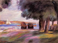 Pierre Auguste Renoir landscape 1895 Art A4 Photo Print