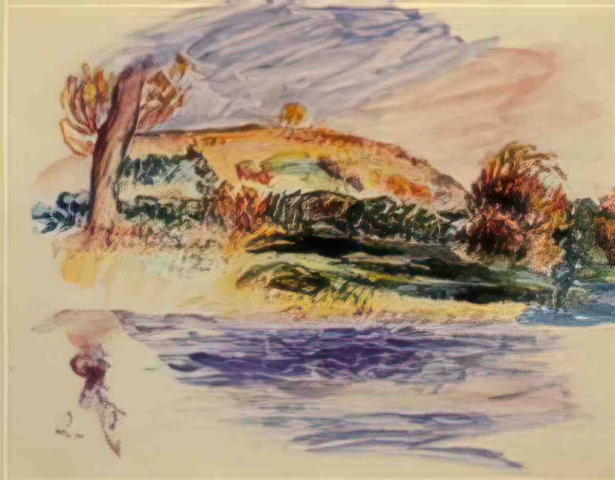 Pierre Auguste Renoir landscape 19 Art A4 Photo Print
