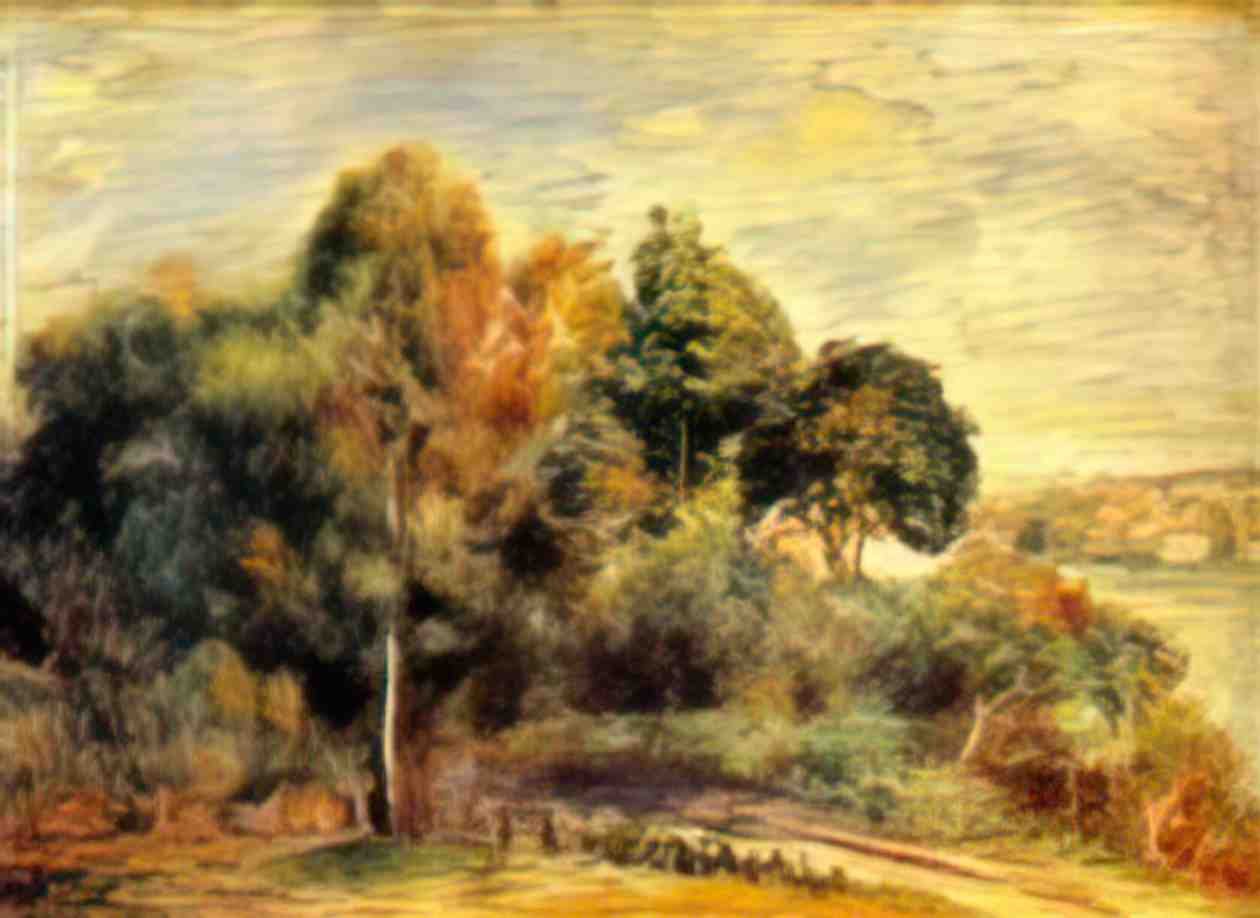 Pierre Auguste Renoir landscape 1900 Art A4 Photo Print