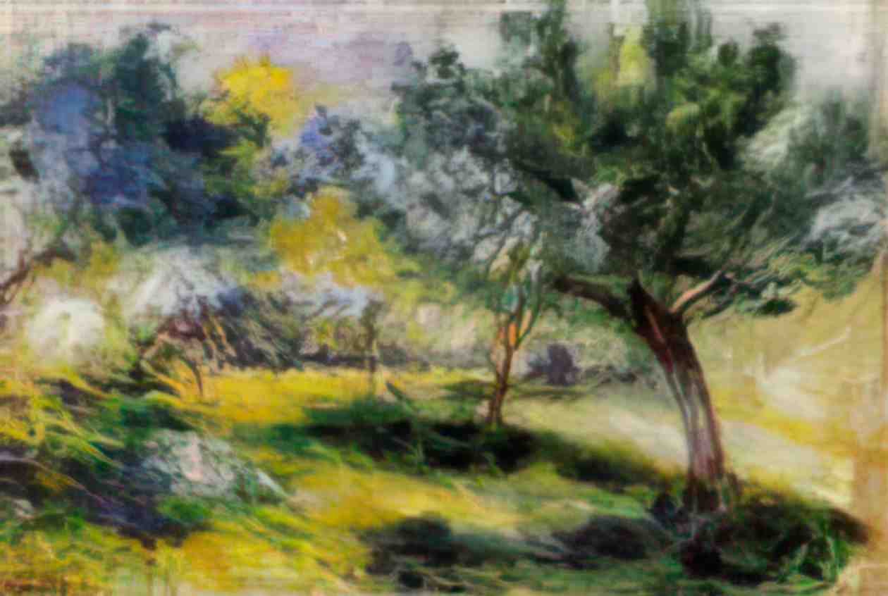 Pierre Auguste Renoir landscape 2 Art A4 Photo Print