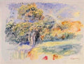 Pierre Auguste Renoir landscape 3 Art A4 Photo Print