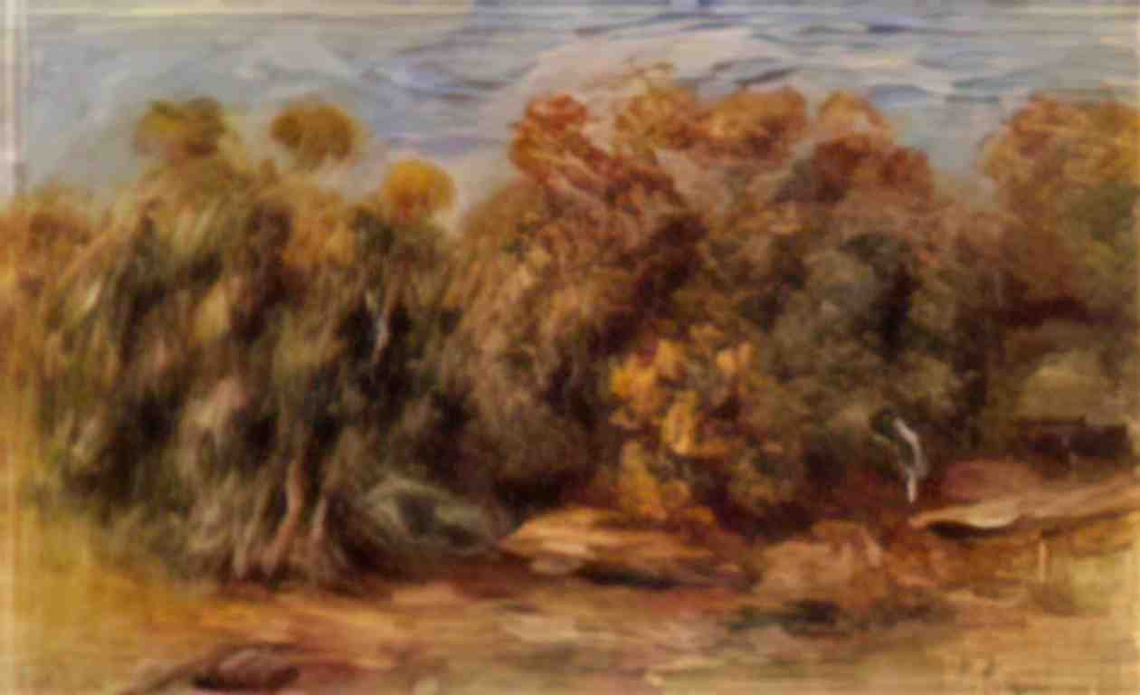 Pierre Auguste Renoir landscape 6 Art A4 Photo Print