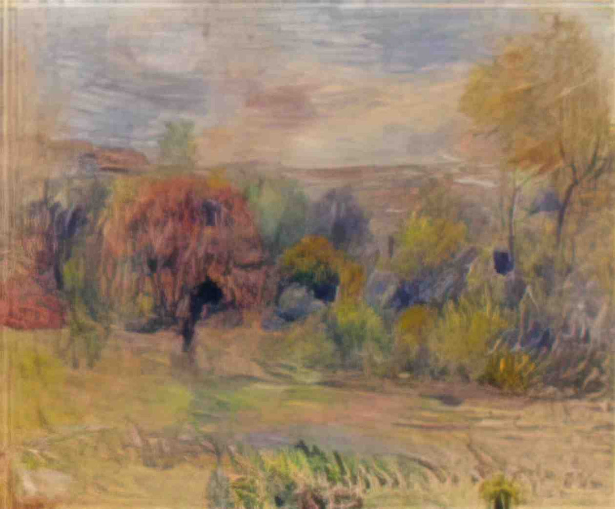 Pierre Auguste Renoir landscape 7 Art A4 Photo Print