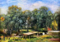 Pierre Auguste Renoir landscape at collettes Art A4 Photo Print