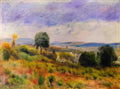 Pierre Auguste Renoir landscape auvers sur oise Art A4 Photo Print