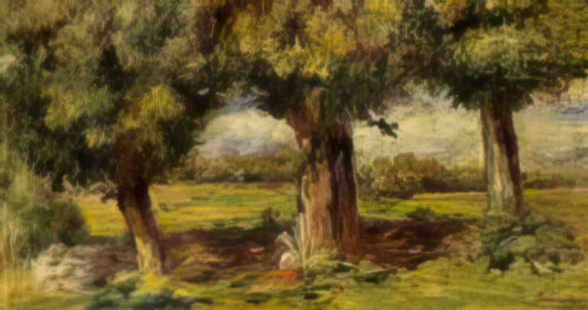 Pierre Auguste Renoir landscape near pont aven Art A4 Photo Print