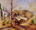 Pierre Auguste Renoir landscape with bridge 1 Art A4 Photo Print