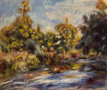 Pierre Auguste Renoir landscape with river 1917 Art A4 Photo Print