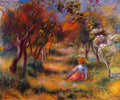 Pierre Auguste Renoir le jardin de la poste cagnes 1906 Art A4 Photo Print
