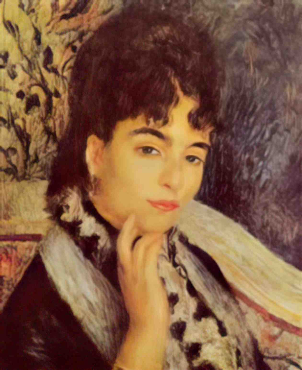 Pierre Auguste Renoir madame alphonse daudet 1876 Art A4 Photo Print