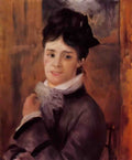 Pierre Auguste Renoir madame claude monet 1872 Art A4 Photo Print