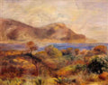 Pierre Auguste Renoir mediteranean landscape Art A4 Photo Print