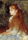 Pierre Auguste Renoir mlle irene cahen d anvers crop A4 Photo Print