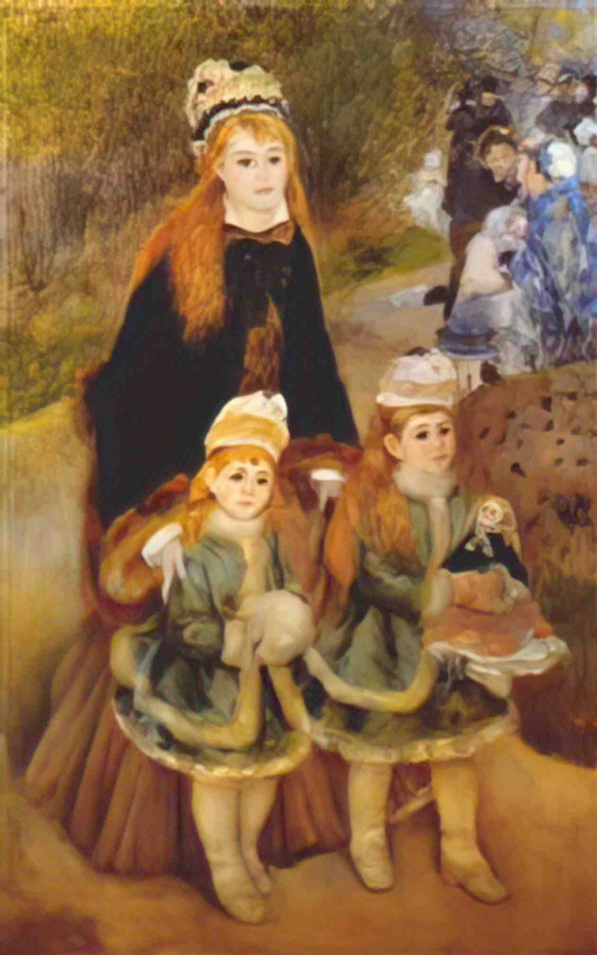 Pierre Auguste Renoir mother and children Art A4 Photo Print