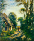 Pierre Auguste Renoir near berneval 1898 Art A4 Photo Print