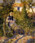 Pierre Auguste Renoir nini in the garden 1876 Art A4 Photo Print