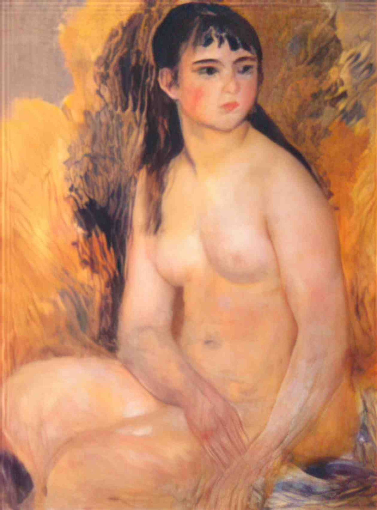 Pierre Auguste Renoir nude 1880 Art A4 Photo Print