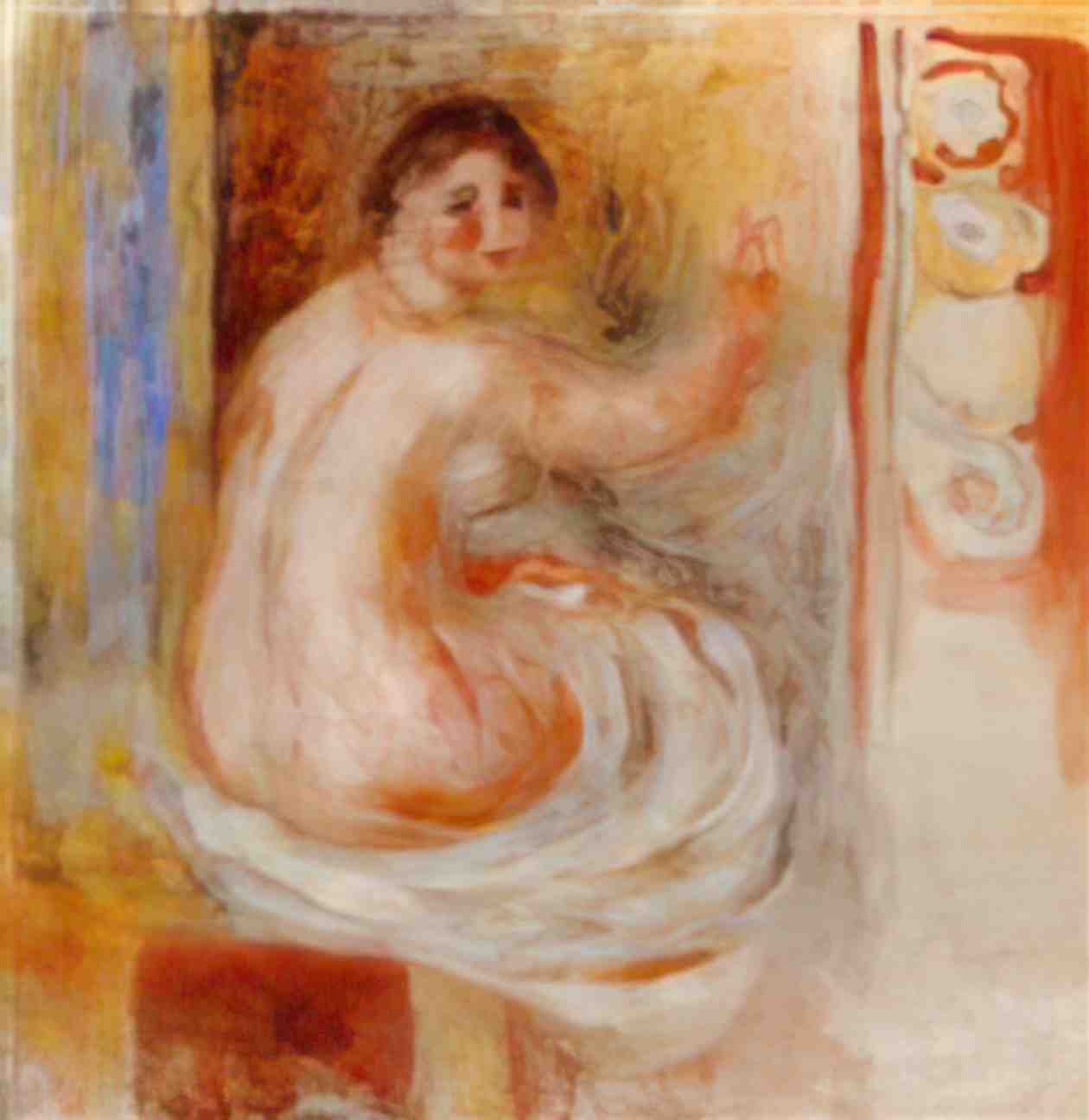 Pierre Auguste Renoir nude Art A4 Photo Print