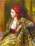 Pierre Auguste Renoir odalisque Art A4 Photo Print