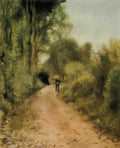 Pierre Auguste Renoir on the path 1872 Art A4 Photo Print