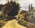Pierre Auguste Renoir on the river banks 1907 Art A4 Photo Print