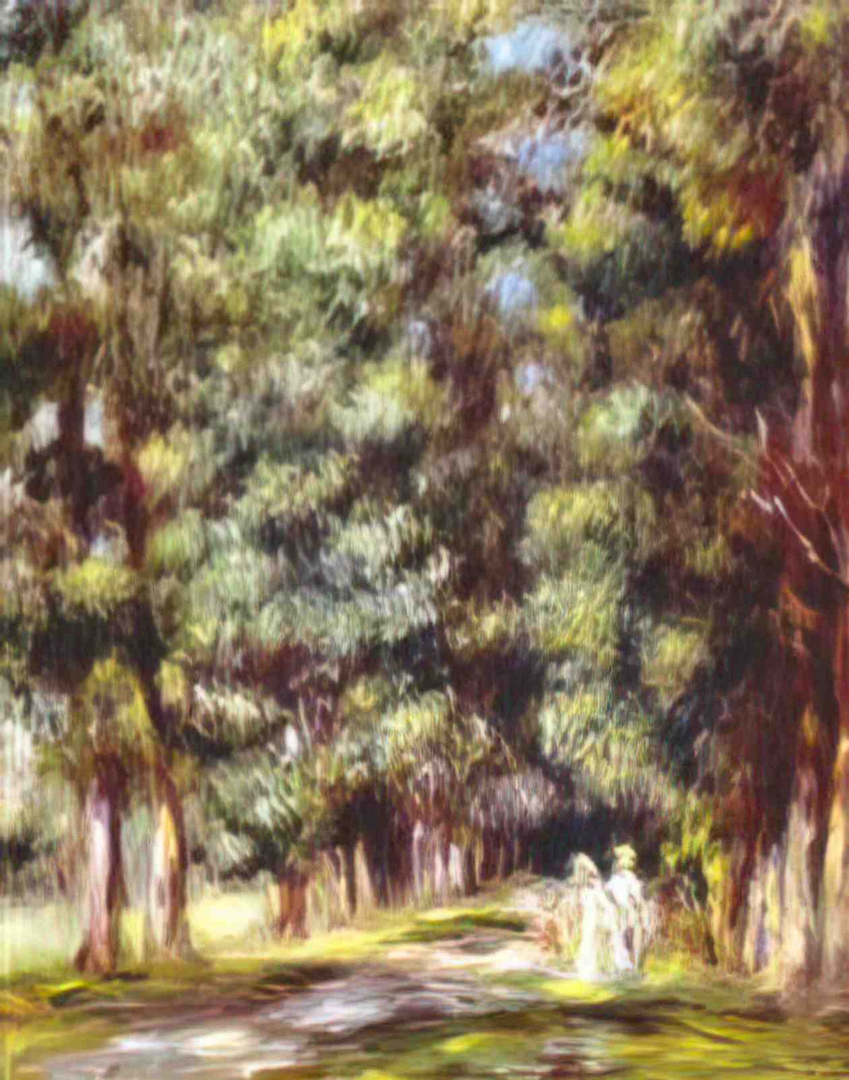 Pierre Auguste Renoir path through the undergrowth 1910 Art A4 Photo Print