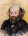 Pierre Auguste Renoir paul cezanne 1880 Art A4 Photo Print