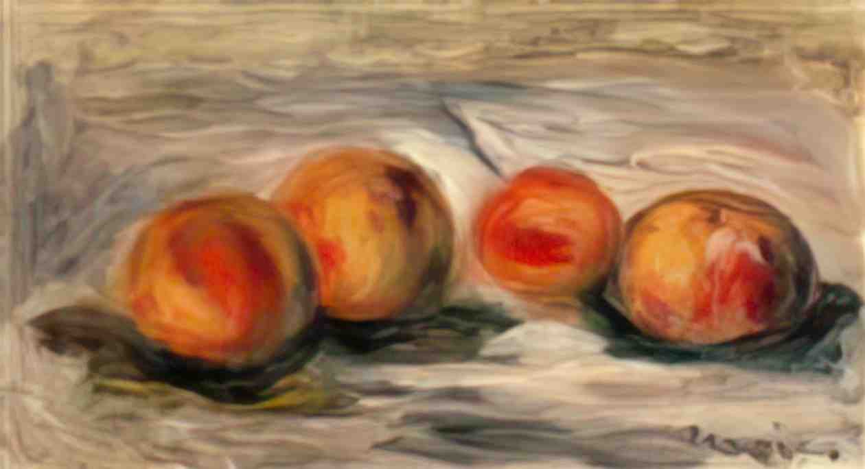 Pierre Auguste Renoir peaches Art A4 Photo Print