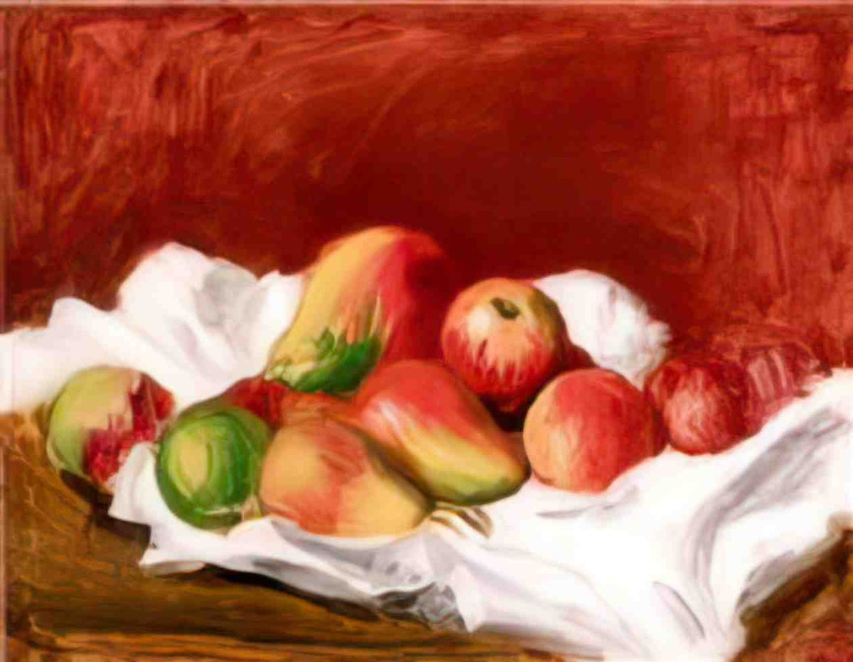 Pierre Auguste Renoir pears and apples 1890 1 Art A4 Photo Print