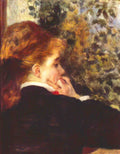 Pierre Auguste Renoir pensive Art A4 Photo Print